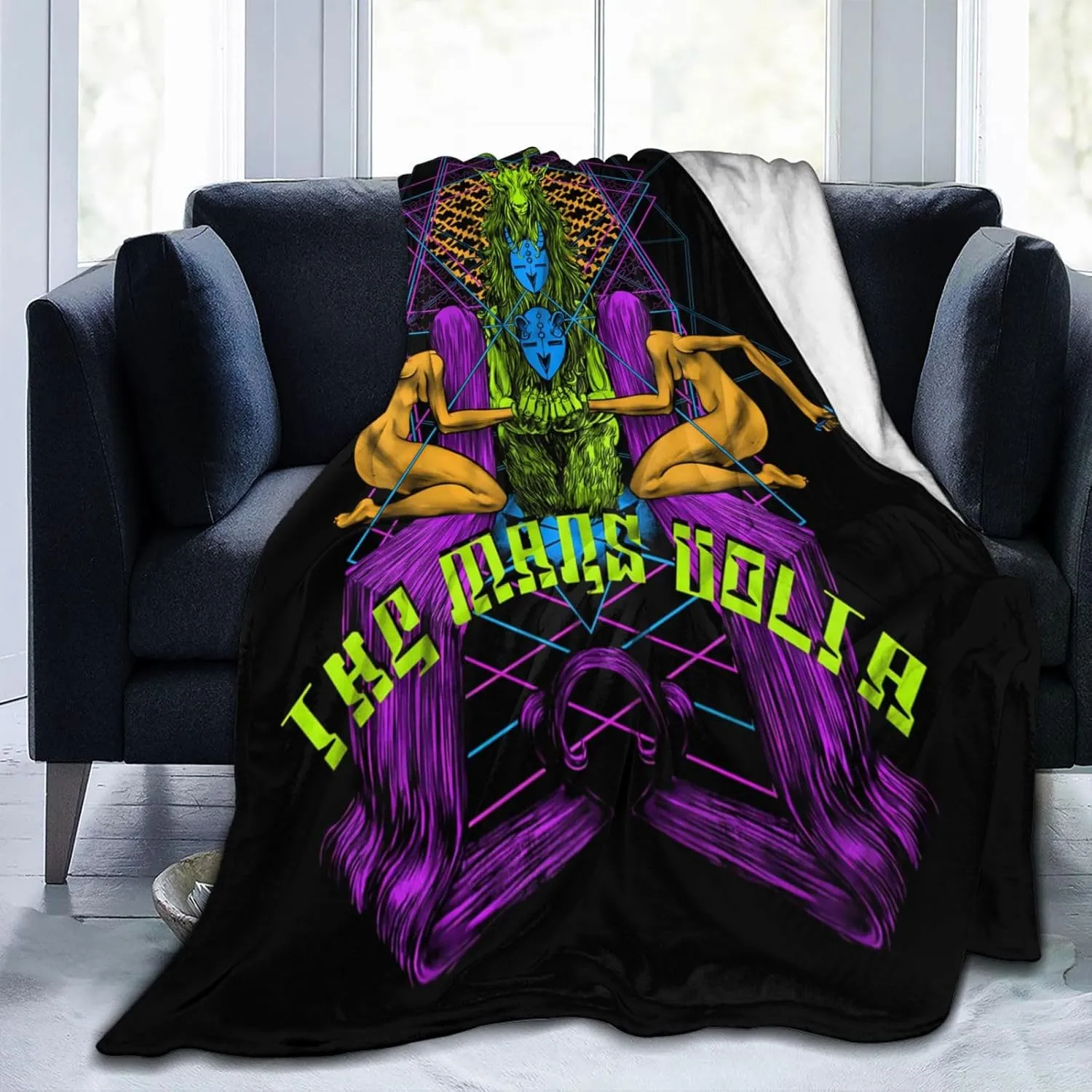 The Mars Volta Blanket Flannel Fleece Printed Throw Blankets Ultra Soft Micro Warm Blanket for All Season Bedding Chair Sofa Couch Bed 50"x40"