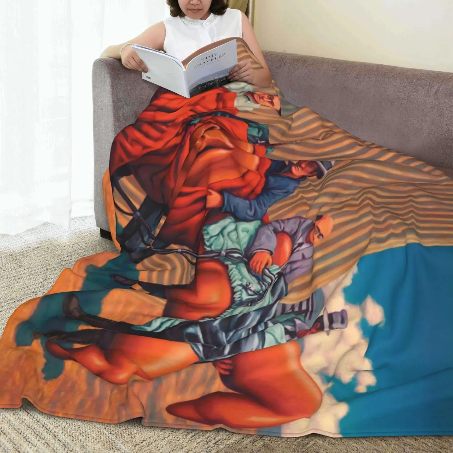 The Mars Volta Blanket Flannel Fleece Printed Throw Blankets Ultra Soft Micro Warm Blanket for All Season Bedding Chair Sofa Couch Bed 50"x40"