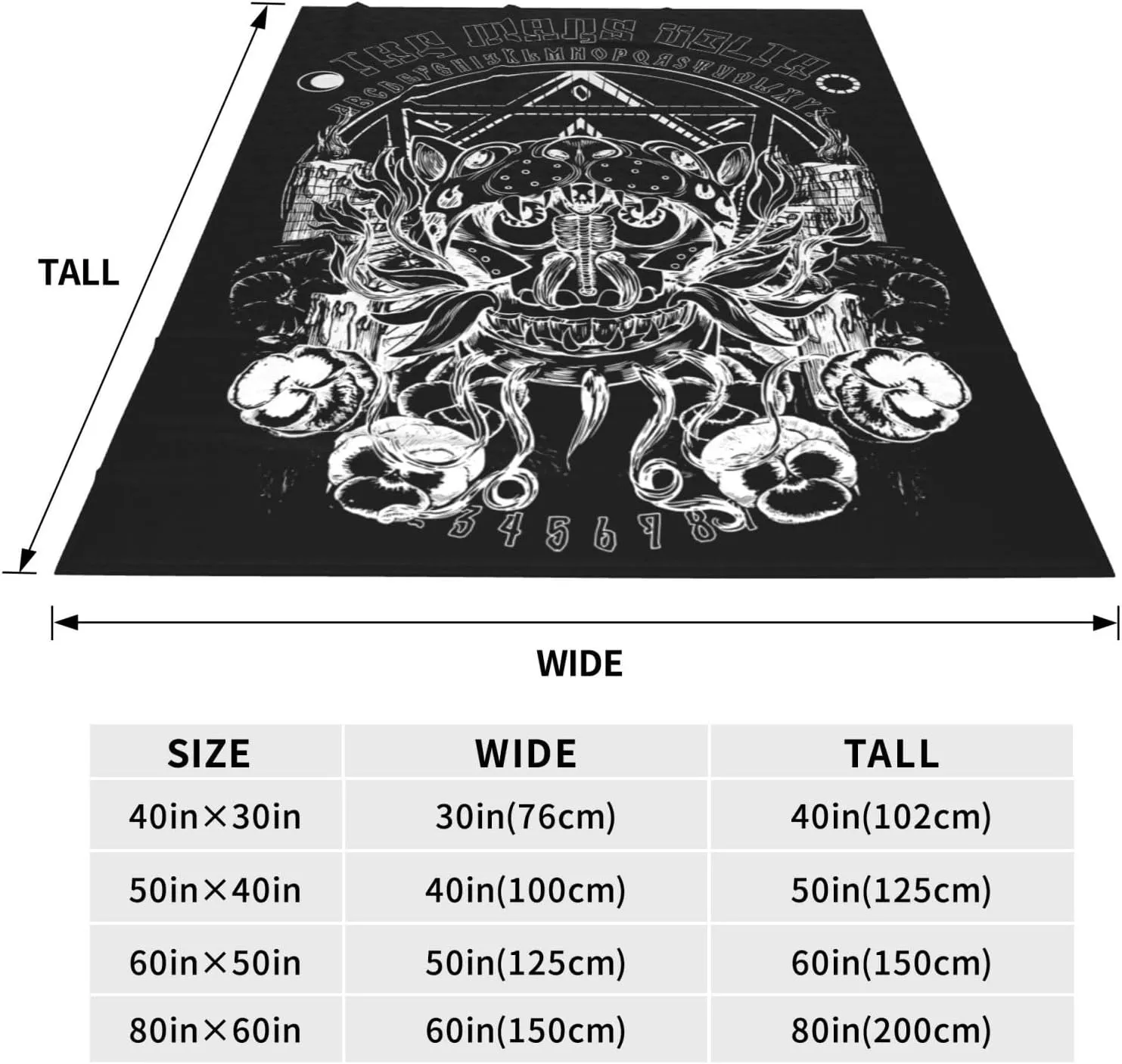 The Mars Volta Blanket Flannel Fleece Printed Throw Blankets Ultra Soft Micro Warm Blanket for All Season Bedding Chair Sofa Couch Bed 50"x40"