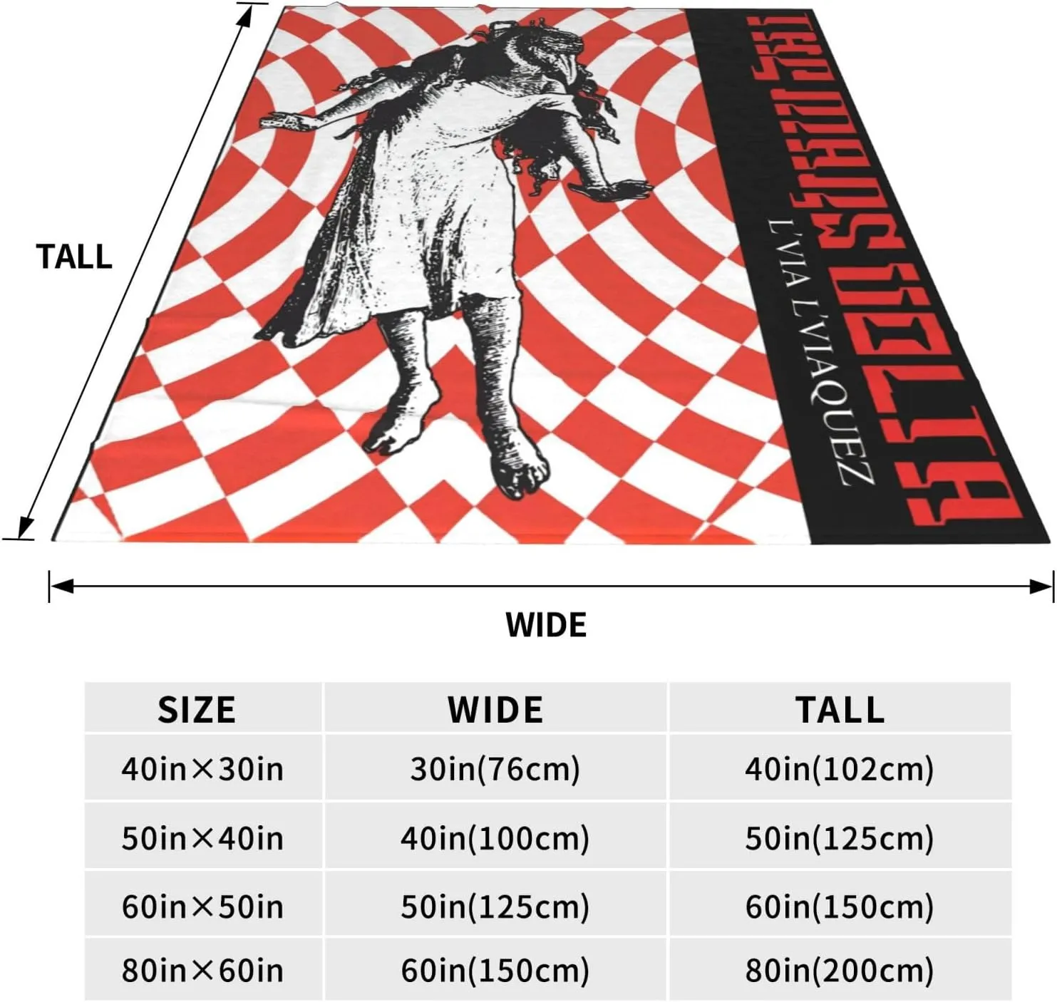 The Mars Volta Blanket Flannel Fleece Printed Throw Blankets Ultra Soft Micro Warm Blanket for All Season Bedding Chair Sofa Couch Bed 50"x40"