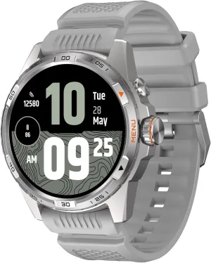 Ticwatch Atlas Smartwatch for Men Android Wear OS Smart Watch Outdoor 90 Hrs Battery 110  Workout Modes Heat Map Fall Detection Health Fitness Tracker 5ATM GPS Compass Android Compatible Only