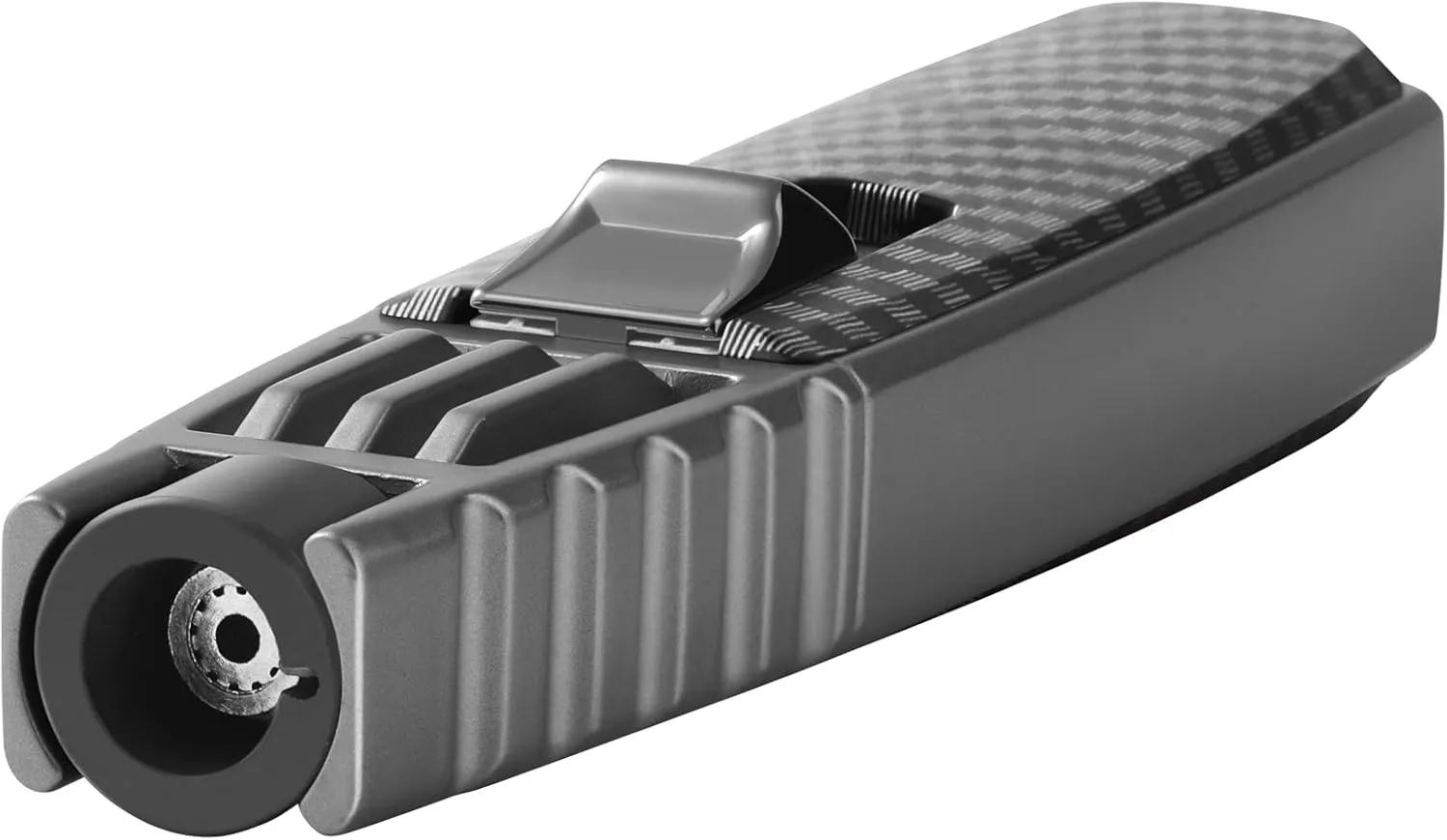 Torch Lighter， Butane Lighters，Refillable Torch Lighter，Windproof Butane Refillable Gas Long Lighter (Butane Gas Not Included) (Black-700)