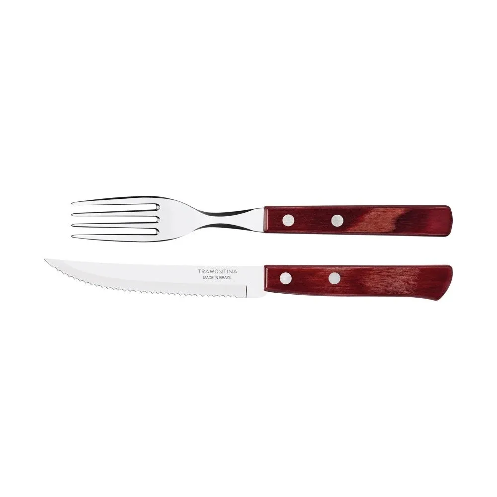 Tramontina Churrasco Polywood Red Tableware Set - 12Pcs