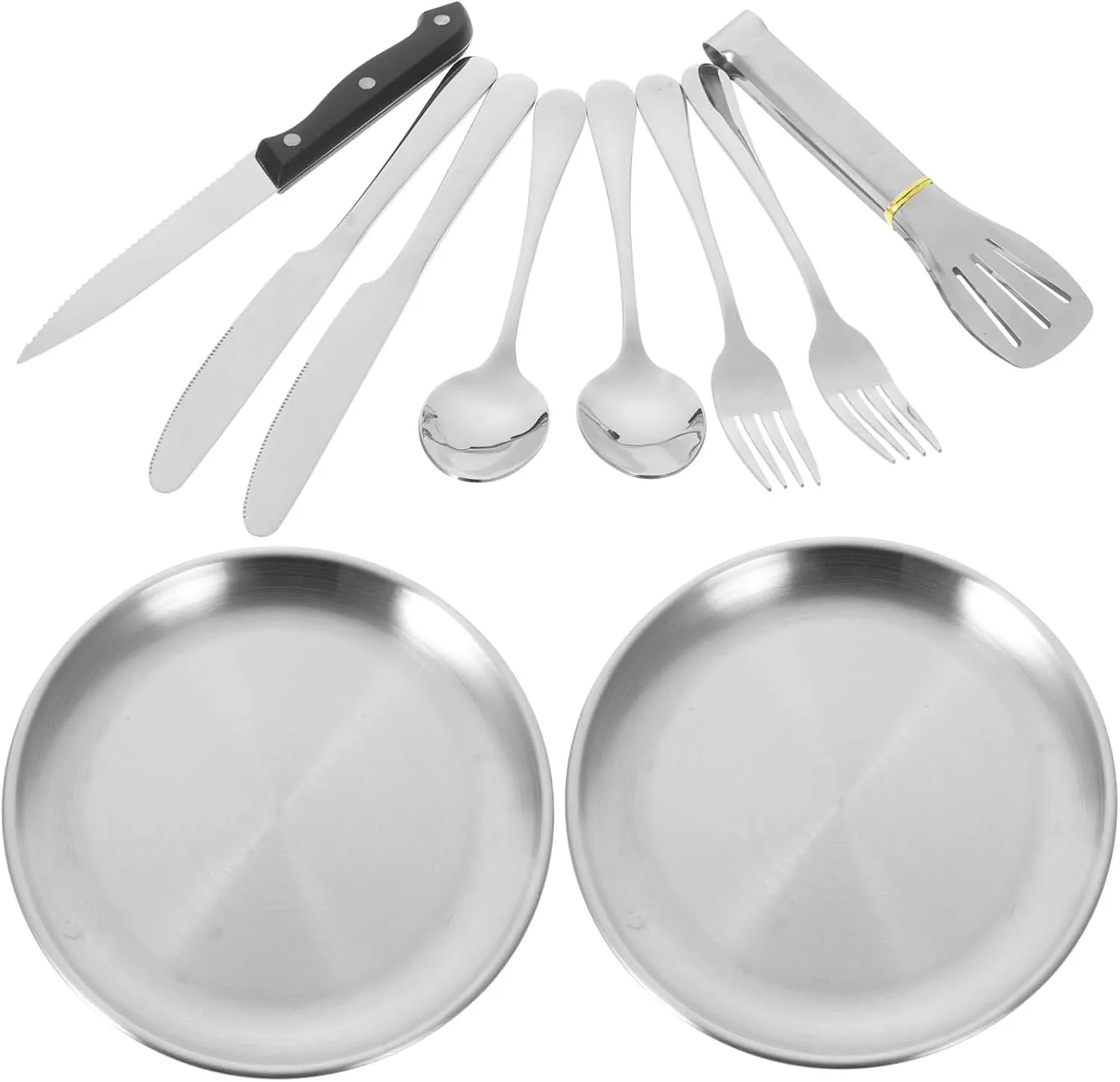 Travel Cutlery Set Case Camping Silverware Portable Set Stainless Steel Tableware Picnic Utensils Outdoor Gear