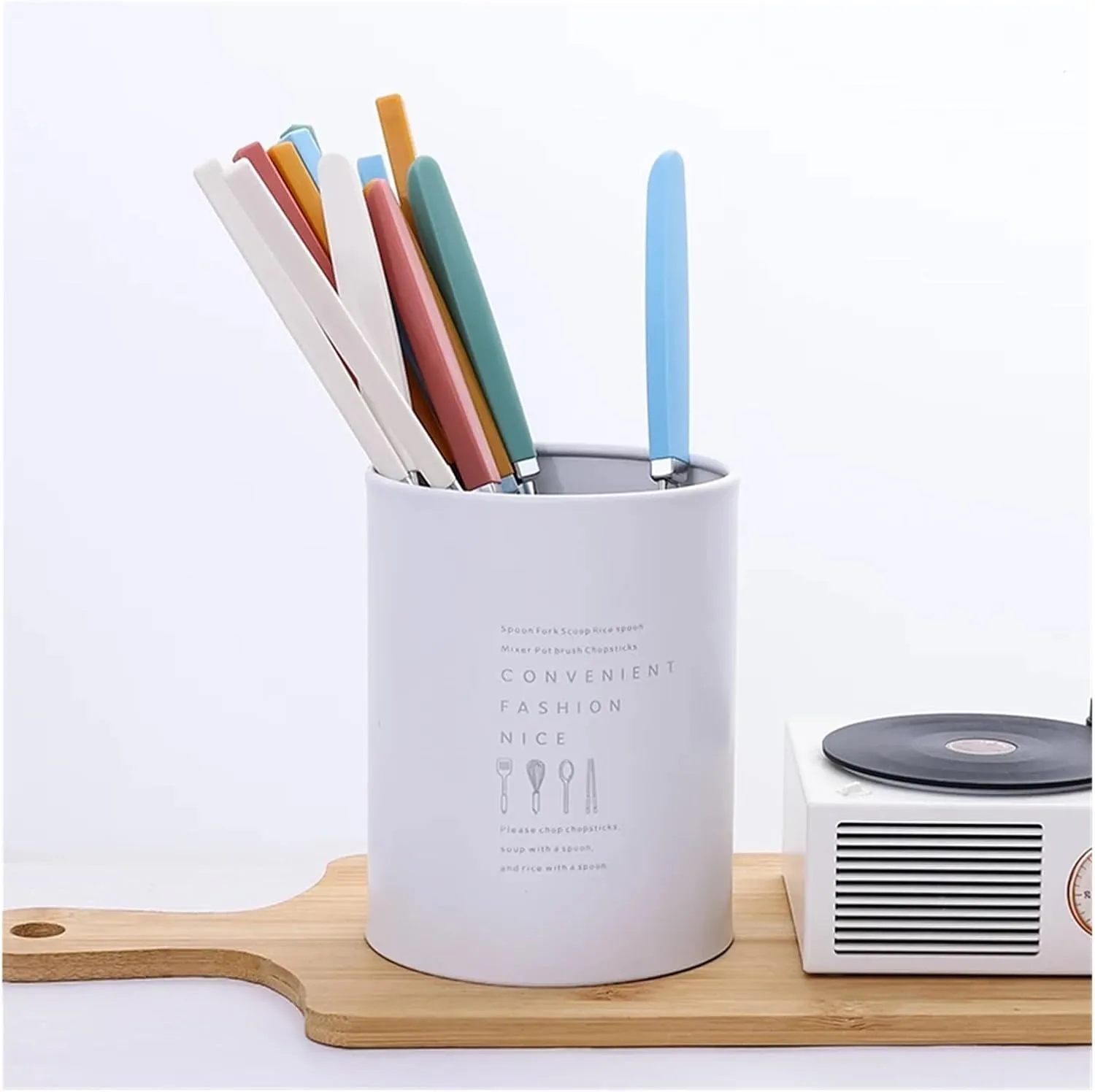 travel utensils Tableware Set Stainless Steel Cutlery Set Dinner Set Spoon Chopsticks Set Dinnerware 8Pcs Cutlery Sets(8Pcs Green)