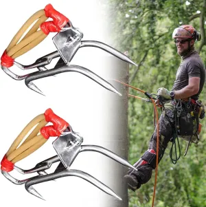 Tree Climbing Spike Set, Stainless Steel Tree Crampon, Climbing Trees, Artefact, Tree Climbing Spike, Non-Slip Tree Climbing Equipment Set, Adjustable Tree Climbing Tool
