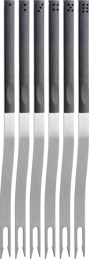 Trudeau Domino Fondue Forks, Set of 6