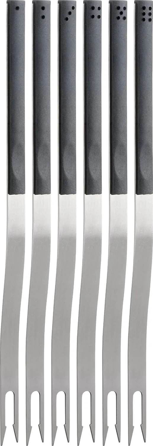 Trudeau Domino Fondue Forks, Set of 6