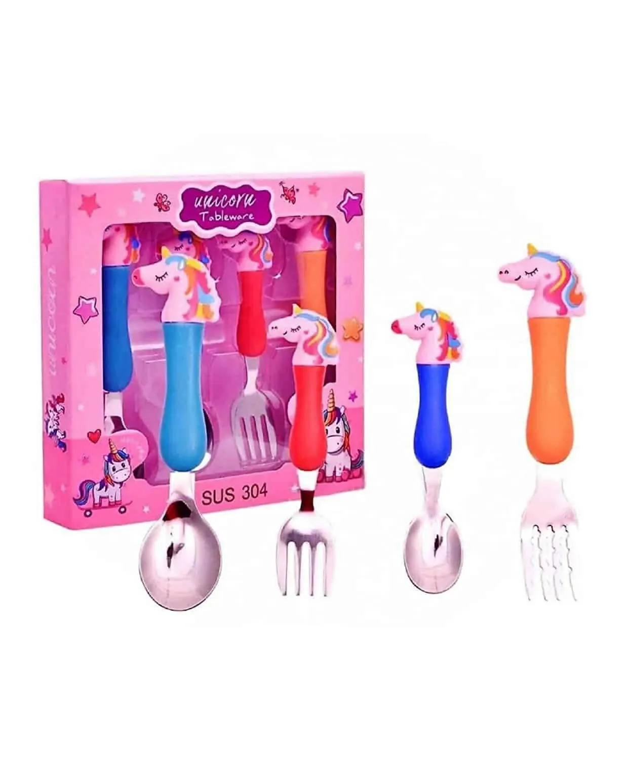 Unicorn Tableware Spoon Fork Set