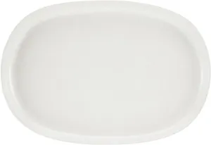 Uno Offwhite 30004 Serving Plate Oval Crockery Set Serving Plate 1 Piece