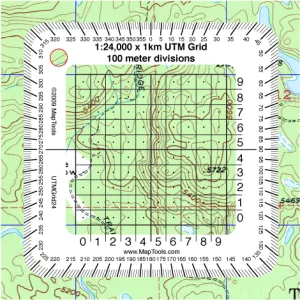 UTM Grid Overlay 24000 Scale Bulk Set