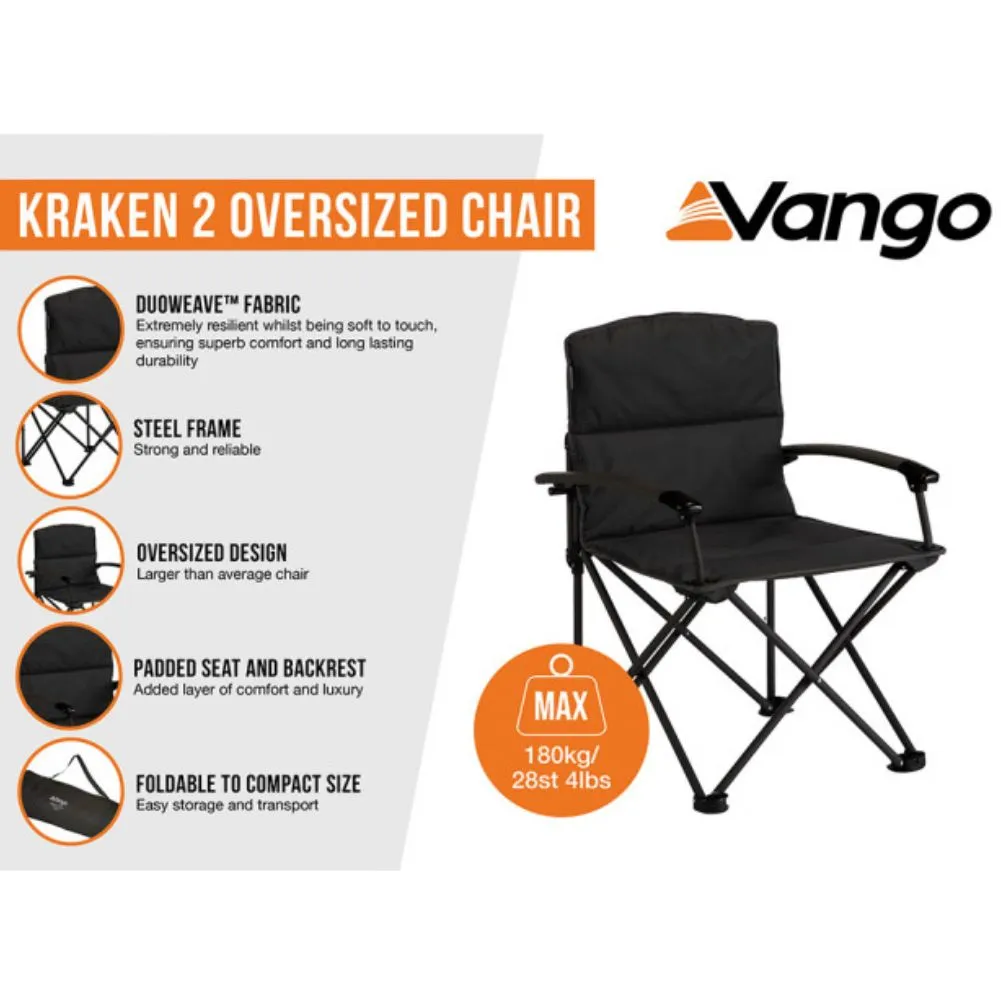 Vango Kraken 2 Oversized Camping Chair (Excalibur)