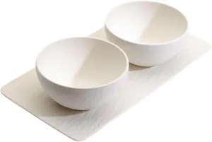 Villeroy & Boch Manufacture Rock Blanc 3-Piece Condiment Set