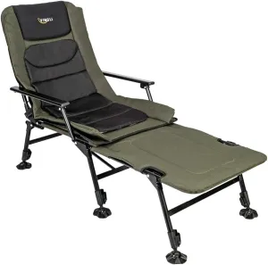 VINGLI Heavy Duty Fishing Chair with Footrest Support 440 LBS, Oversized Camping Chairs with 160° Adjustable High Back, Beach Chair for Outdoors/Yard/Forest