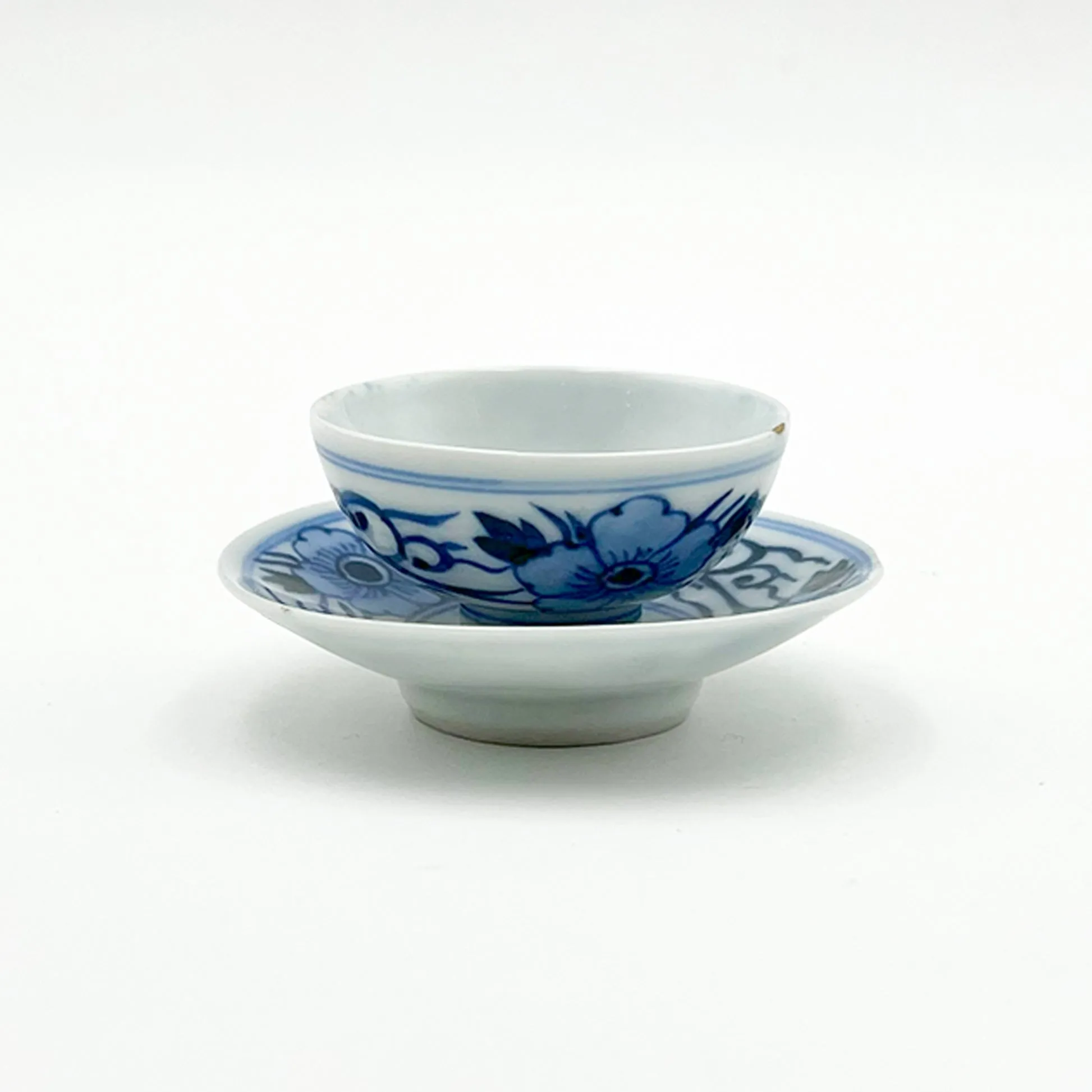 VINTAGE BW Small Tea Cup Set