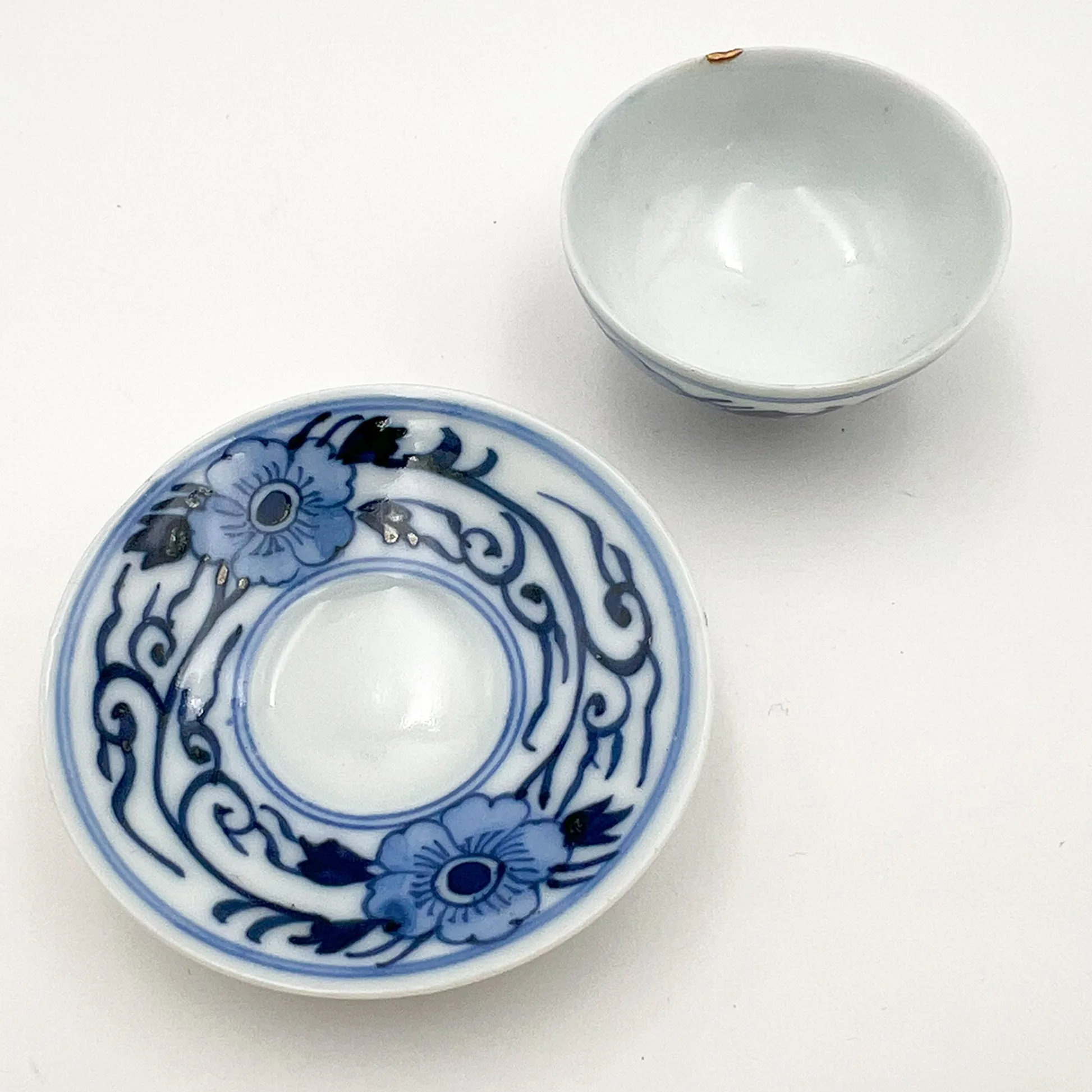 VINTAGE BW Small Tea Cup Set