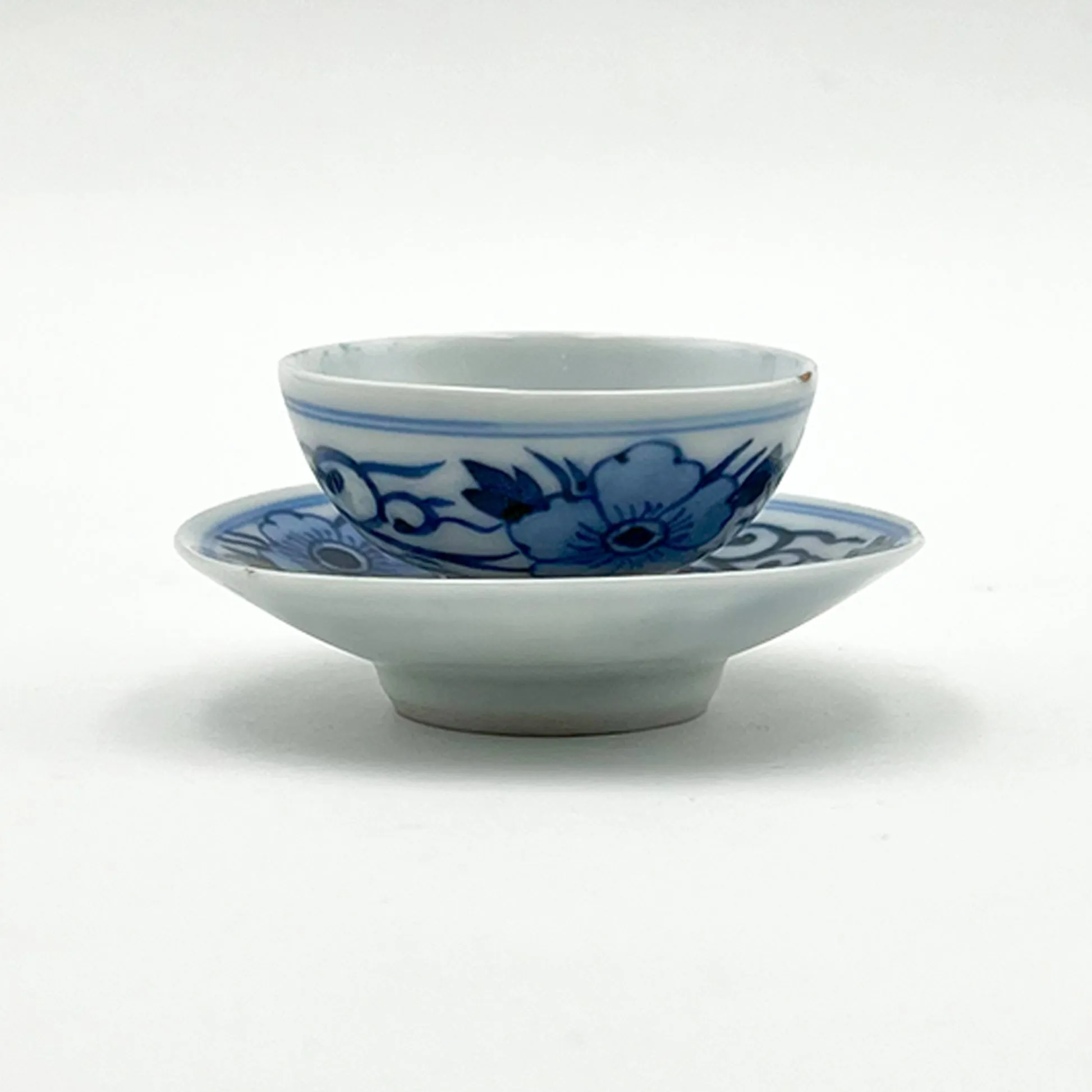 VINTAGE BW Small Tea Cup Set