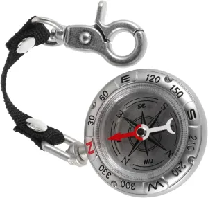 VOSAREA Vintage Outdoor Compass Keychain Portable Zinc Alloy Compass for Camping Hiking and Outdoor Activities Convenient Survival Accessory