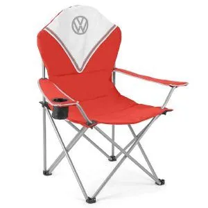 Vw Deluxe Padded Camping Chair Red OL0195