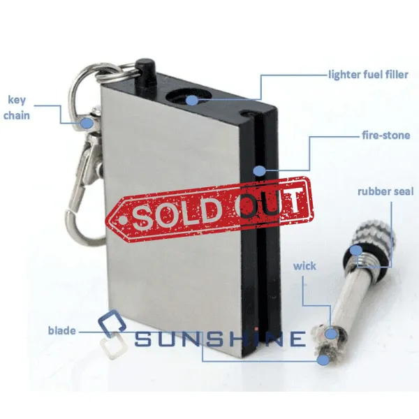 Waterproof Flint Magnesium Lighter