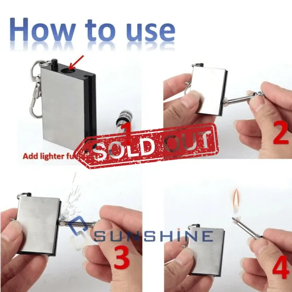 Waterproof Flint Magnesium Lighter