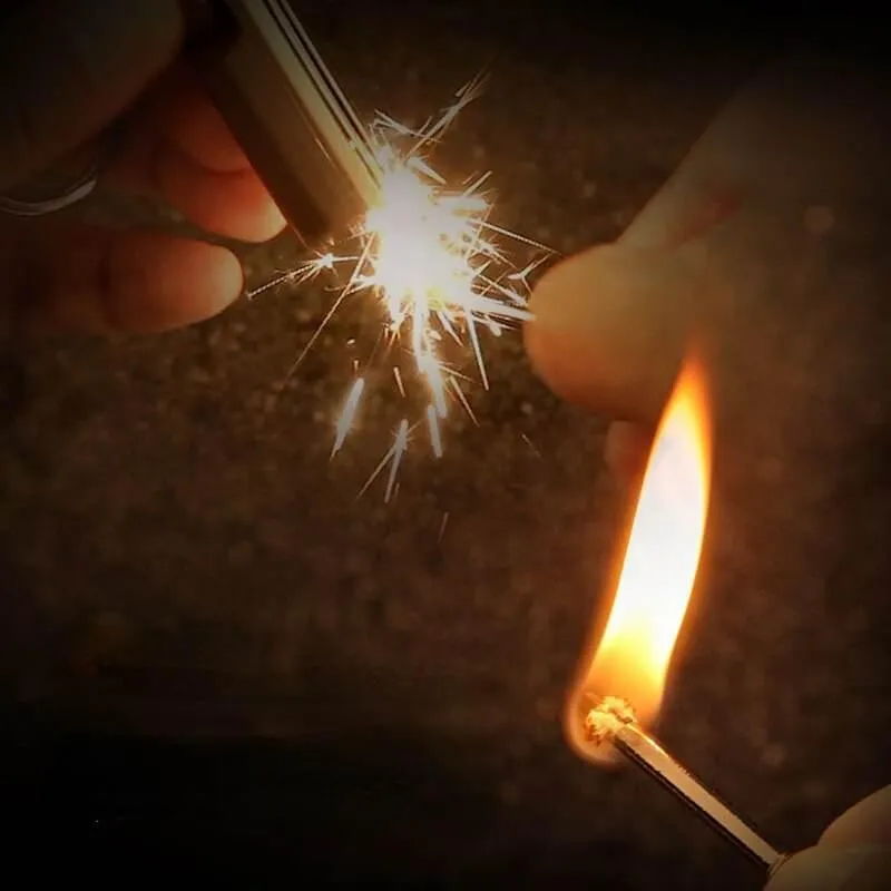 Waterproof Keychain Lighter - Compact Survival Tool