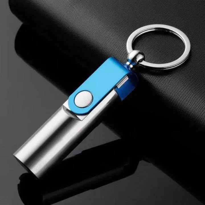Waterproof Keychain Lighter - Compact Survival Tool
