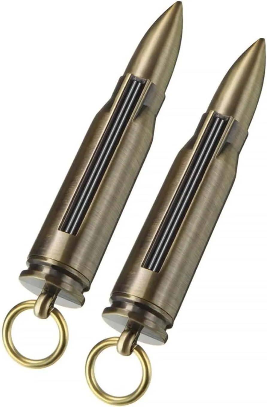Waterproof Lighter, Metal Lighter, Portable Lighter, Kerosene Flame Lighter, Multi-Function Lighter (Without Fuel)(Too Gold)