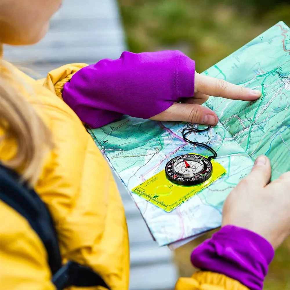 Waterproof Outdoor Compass - Essential Navigation Tool for Hiking, Camping, and Orienteering