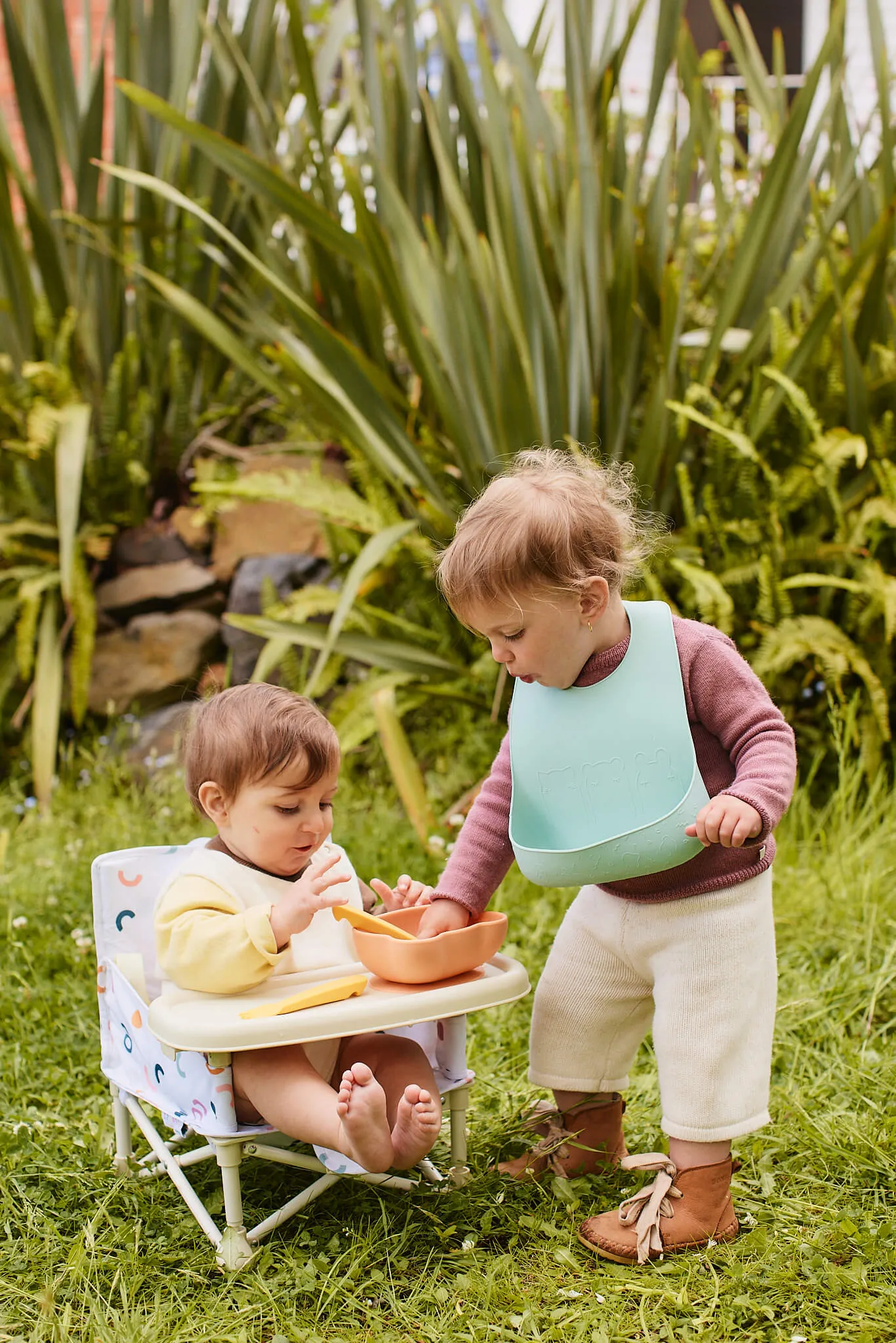 We Might Be Tiny x Izimini Baby Chair & Baby Feeding Set