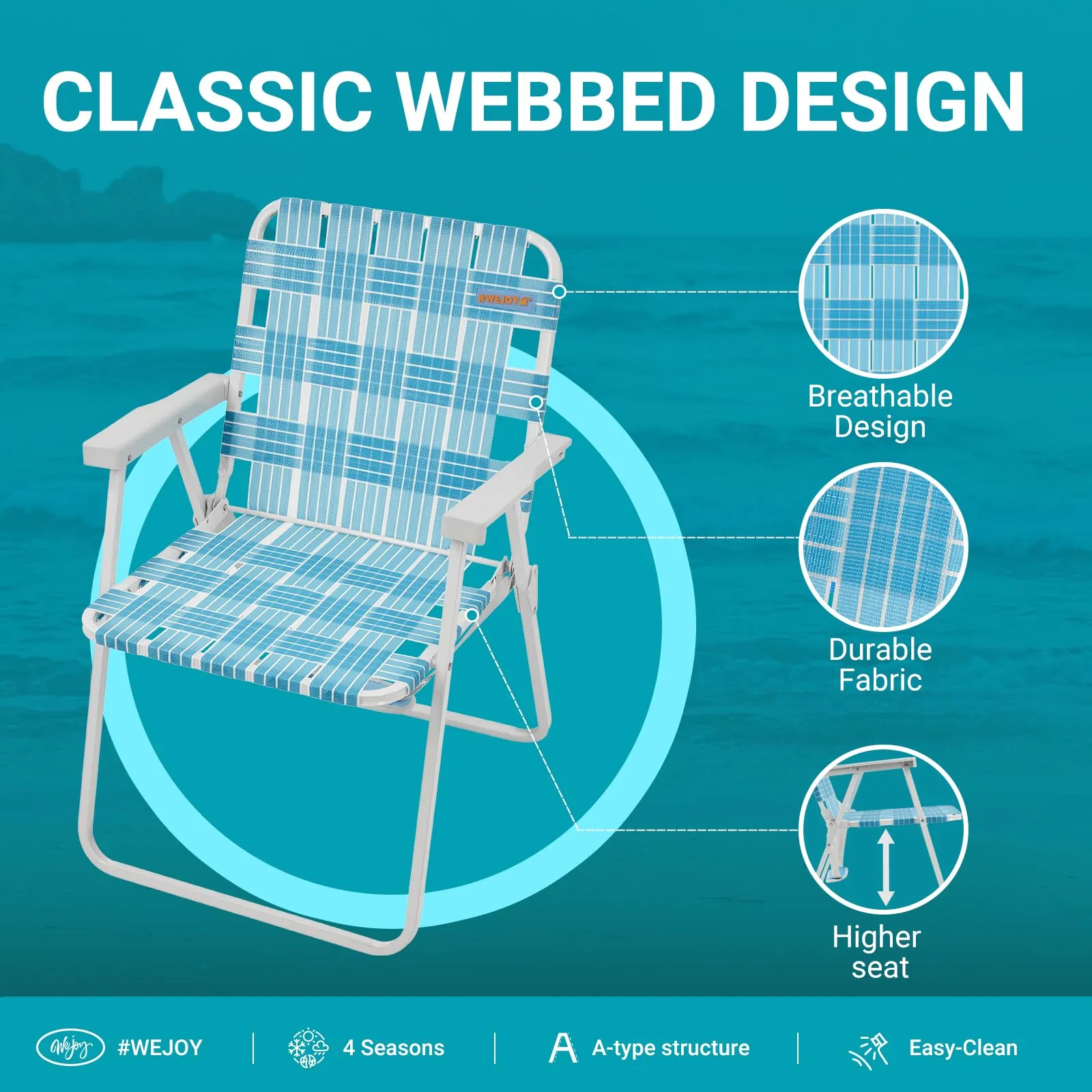 WEJOY Beach Chair - South Molle Series
