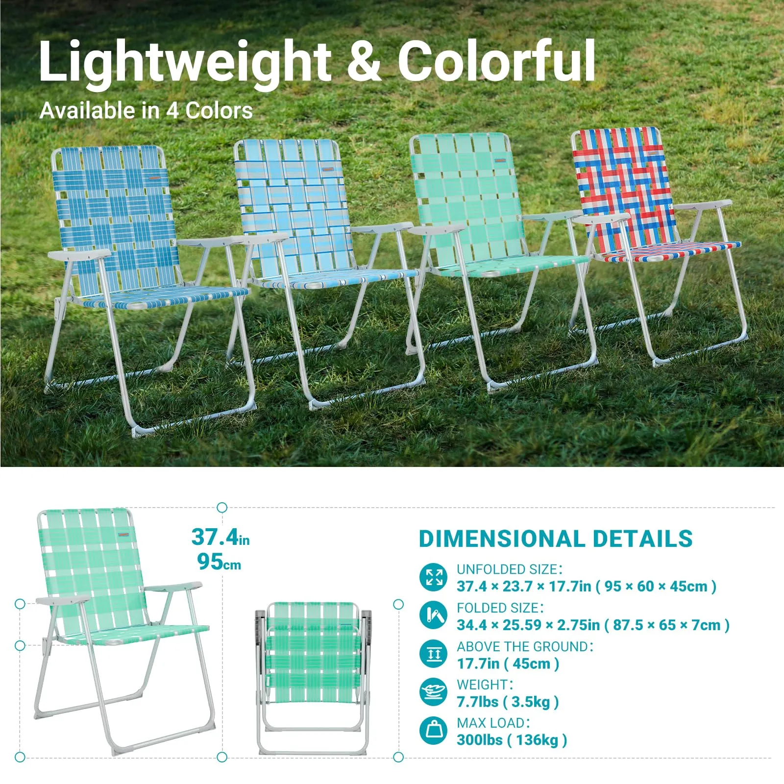 WEJOY Beach Chair - South Molle Series