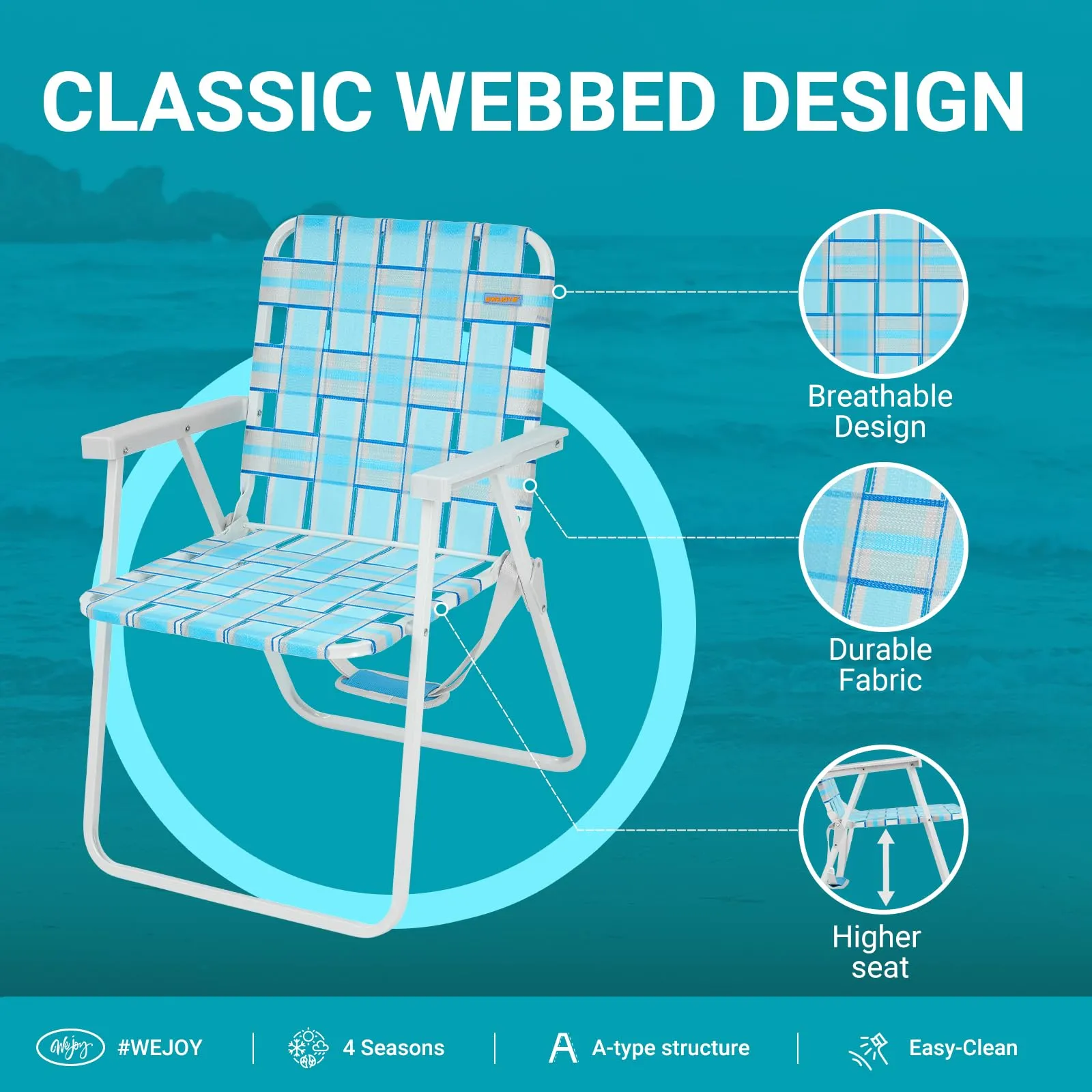 WEJOY Beach Chair - South Molle Series
