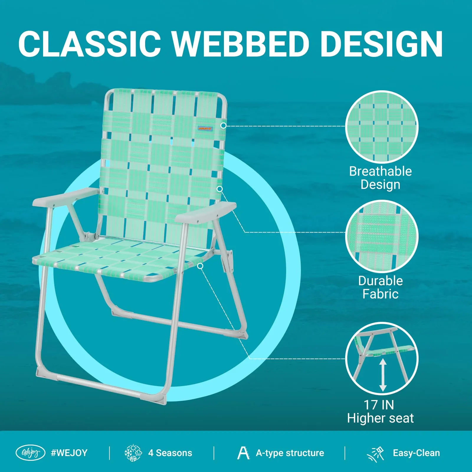 WEJOY Beach Chair - South Molle Series