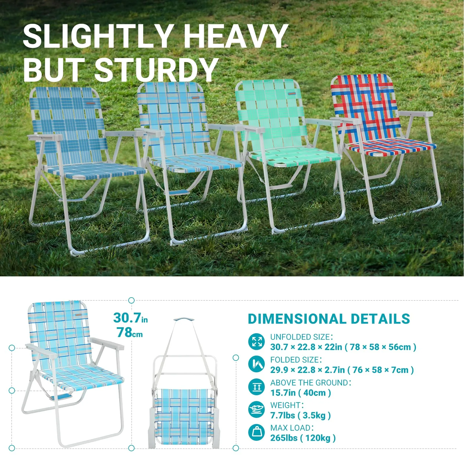 WEJOY Beach Chair - South Molle Series