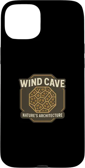 Wind Cave – Labyrinth Cave Design for Nature Lovers Case for iPhone 15 Plus