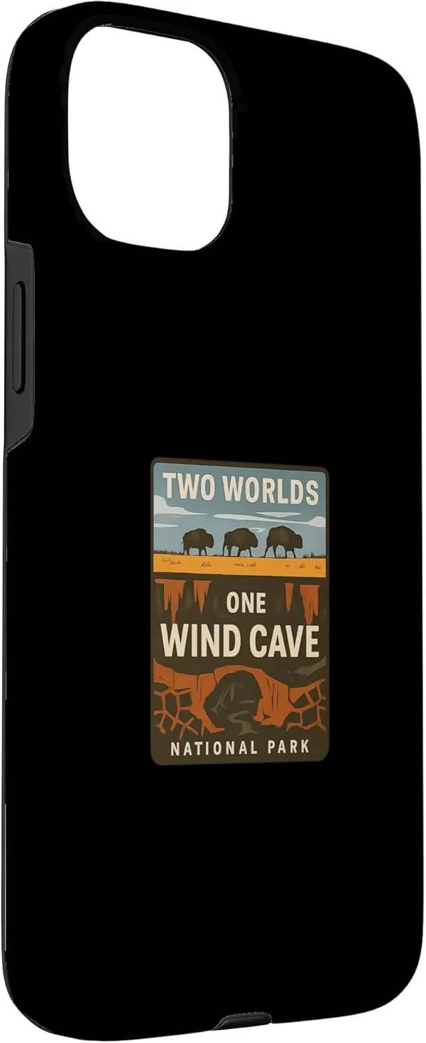 Wind Cave – Labyrinth Cave Design for Nature Lovers Case for iPhone 15 Plus