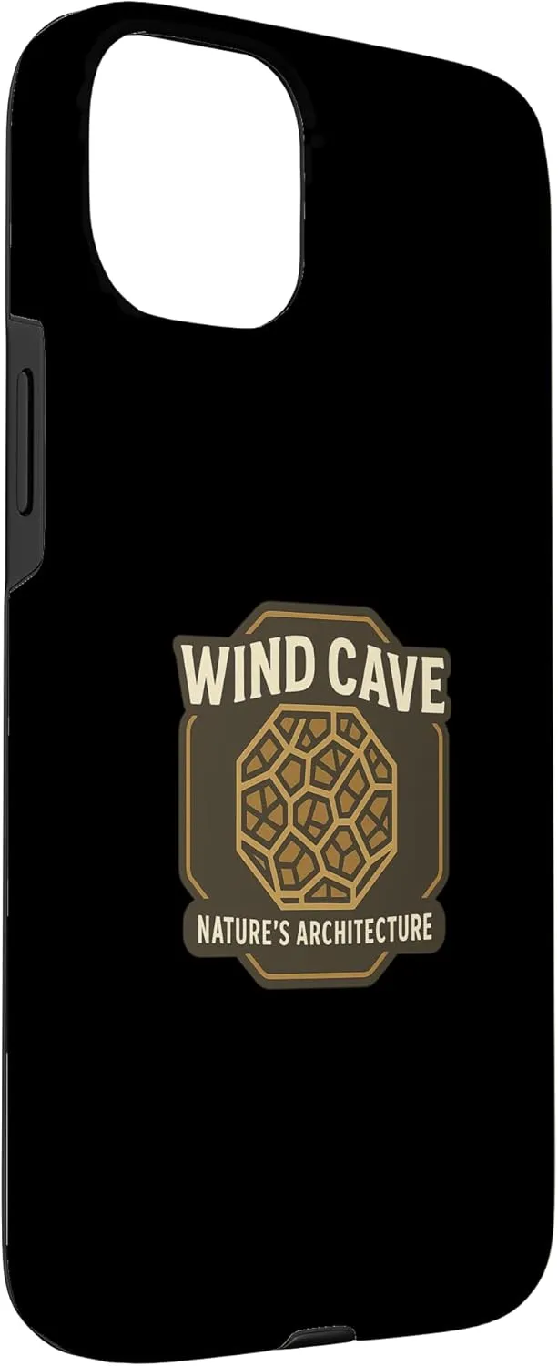 Wind Cave – Labyrinth Cave Design for Nature Lovers Case for iPhone 15 Plus