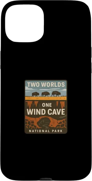 Wind Cave – Labyrinth Cave Design for Nature Lovers Case for iPhone 15 Plus