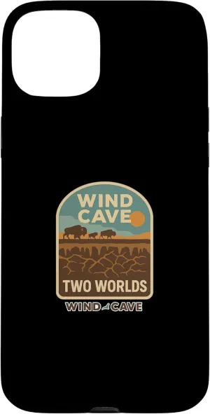 Wind Cave – Labyrinth Cave Design for Nature Lovers Case for iPhone 15 Plus
