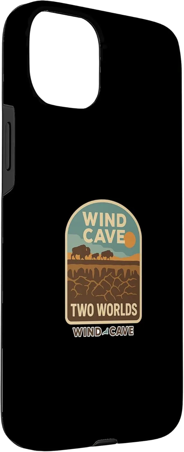 Wind Cave – Labyrinth Cave Design for Nature Lovers Case for iPhone 15 Plus