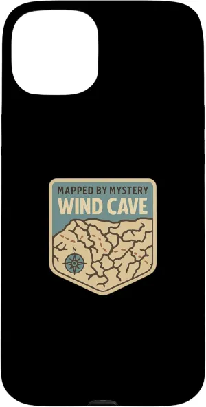 Wind Cave – Labyrinth Cave Design for Nature Lovers Case for iPhone 15 Plus