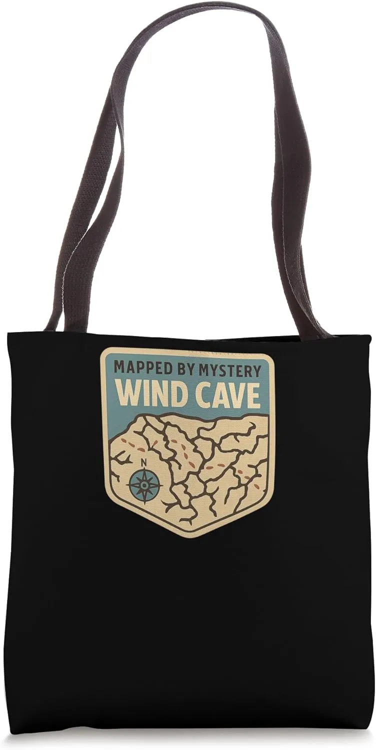 Wind Cave – Labyrinth Cave Design for Nature Lovers Tote Bag