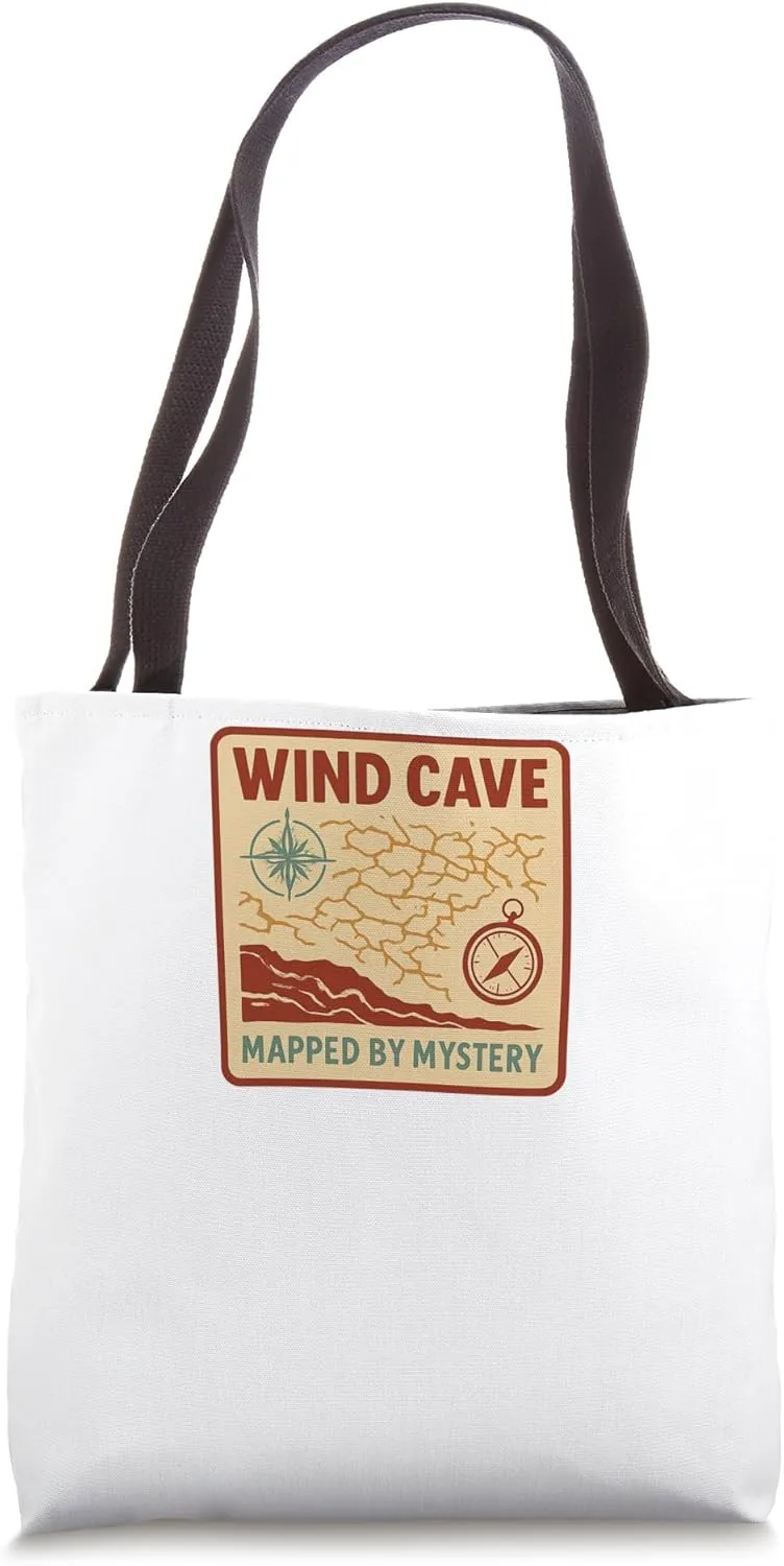 Wind Cave – Labyrinth Cave Design for Nature Lovers Tote Bag