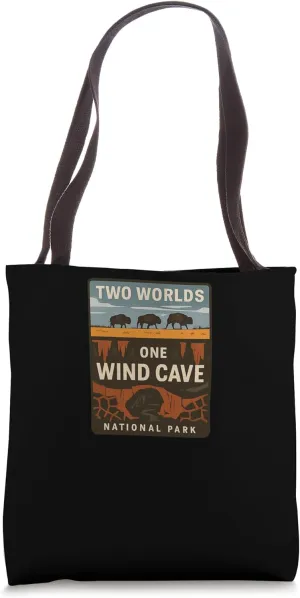 Wind Cave – Labyrinth Cave Design for Nature Lovers Tote Bag
