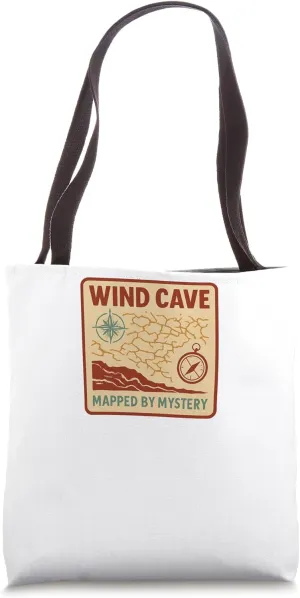 Wind Cave – Labyrinth Cave Design for Nature Lovers Tote Bag