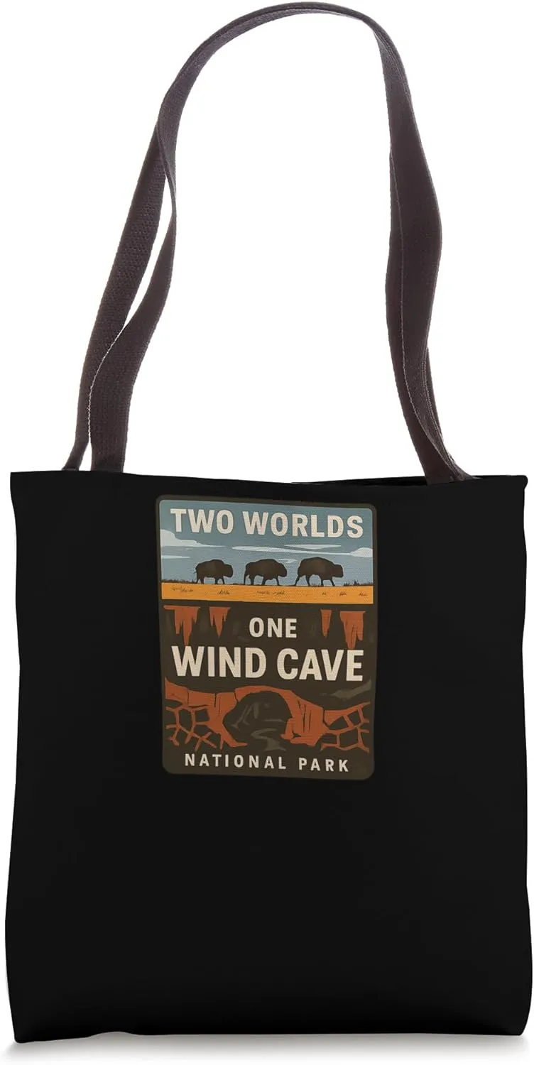 Wind Cave – Labyrinth Cave Design for Nature Lovers Tote Bag