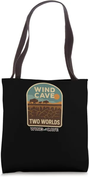 Wind Cave – Labyrinth Cave Design for Nature Lovers Tote Bag