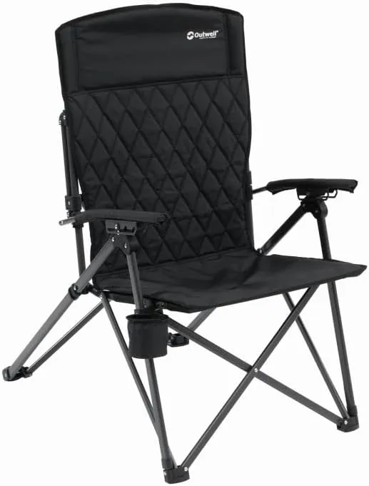 x Camping Chair, 61 x 85 x 90 cm, Black