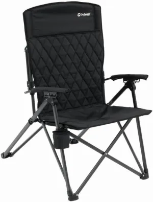 x Camping Chair, 61 x 85 x 90 cm, Black